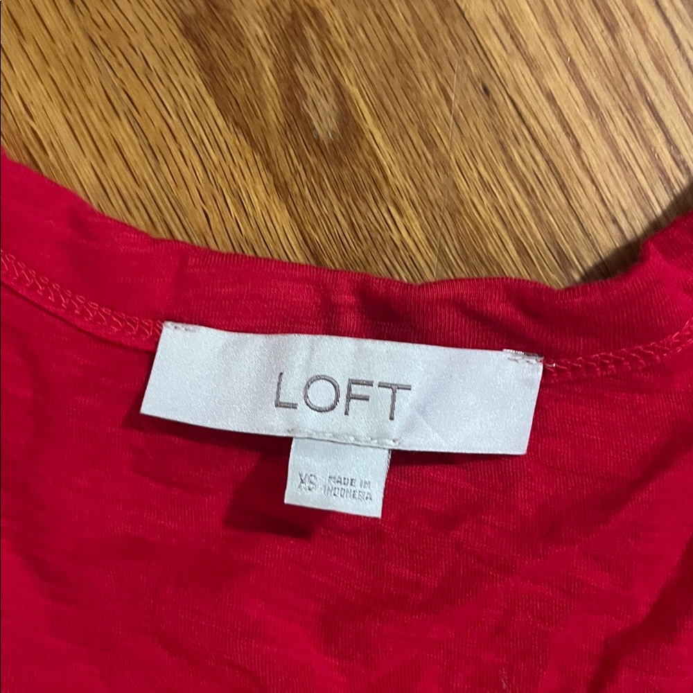 LOFT Ruffle Sleeve Blouse - Picture 2 of 6